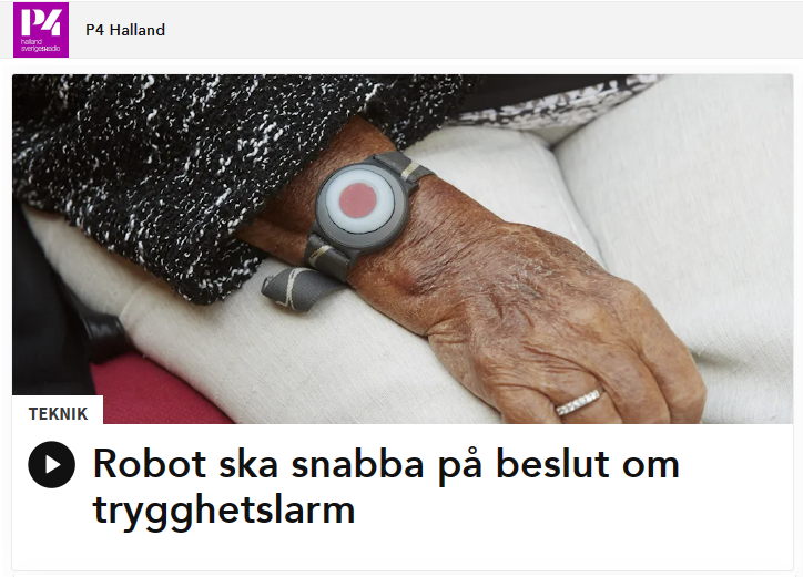 Nyhetsklipp från P4 Halland om automatiska beslut